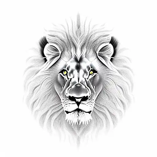 Lion On Full Backside