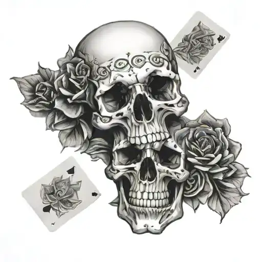 Skull And Cards