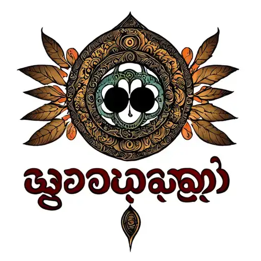 Word 'Svadharma' In Tamil With Roman Font