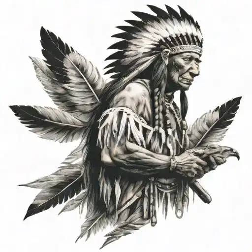 Native American Stick Figure