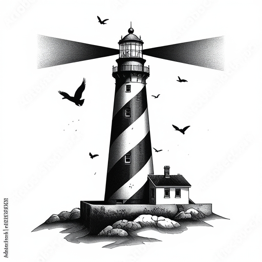 Lighthouse Tattoo idea