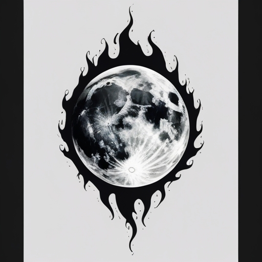 Moon’s Silent Flame