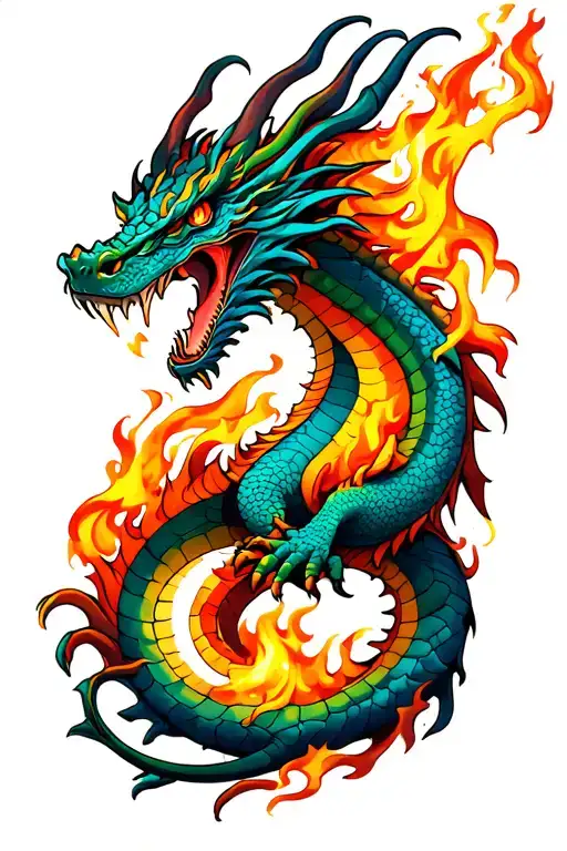 Dragon Breathing Fire