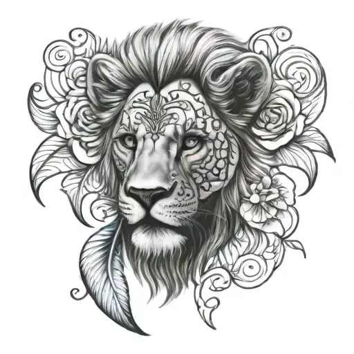 Lion Sugar Skull