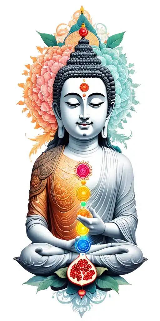 Chakra Buddha Pomegranate And Armenian