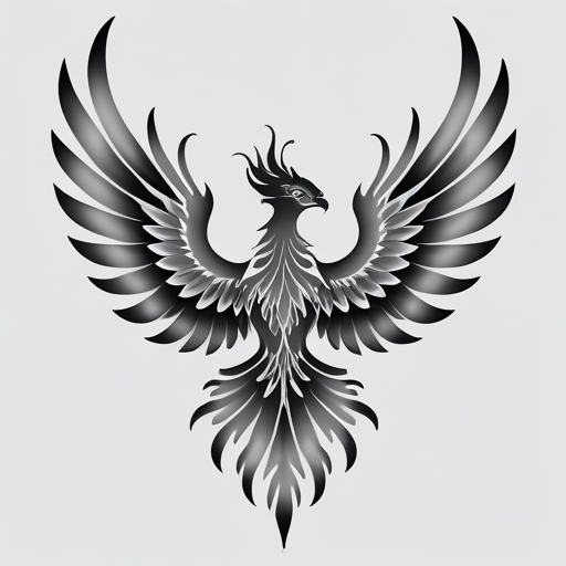 Phoenix Wings Tattoo idea