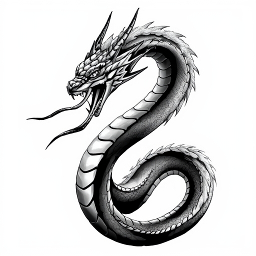 Frost Serpent Tattoo idea