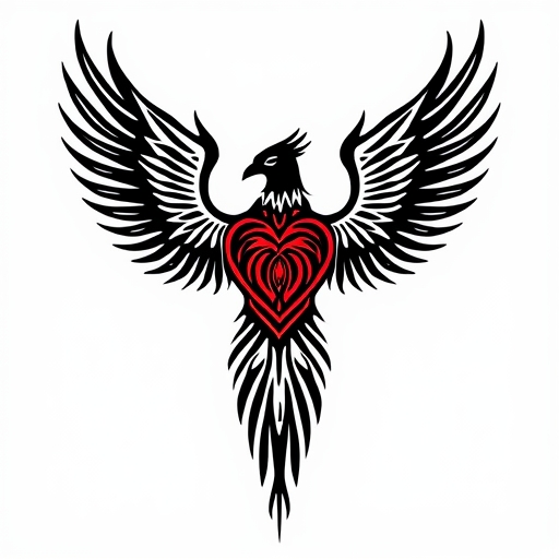 Phoenix’s Heart of the Storm Tattoo idea