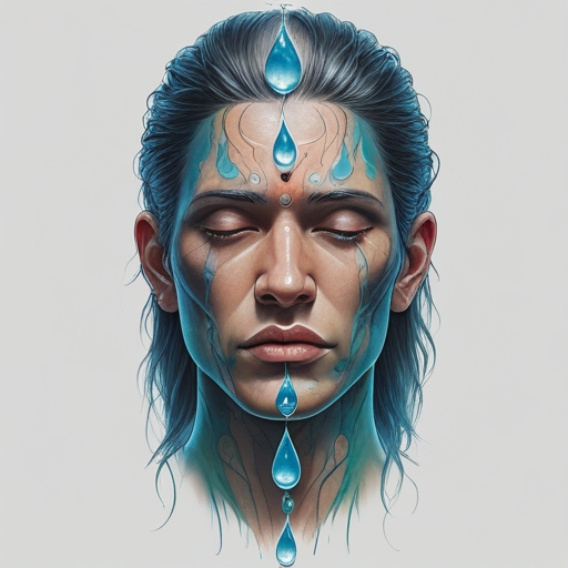 Tears of the Sacred Path Tattoo idea