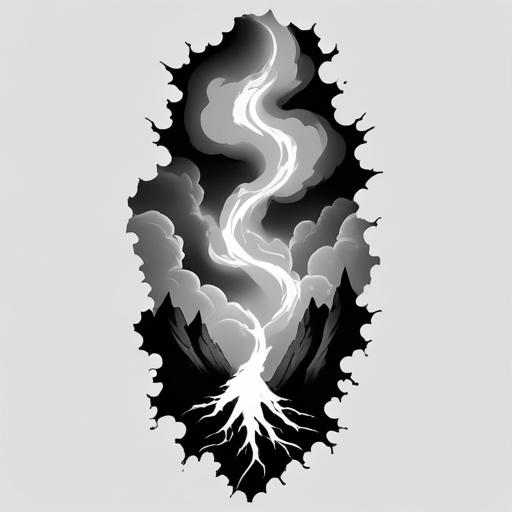 Whispers of the Sacred Storm Tattoo idea