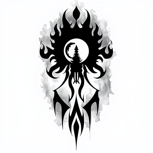 Crimson Fire’s Shadow of Time Tattoo idea