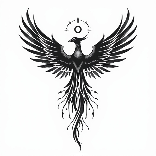 Phoenix’s Silent Path of Destiny Tattoo idea
