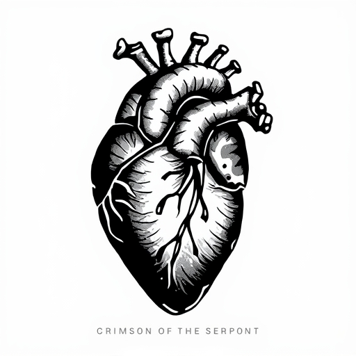 Crimson Heart of the Serpent Tattoo idea