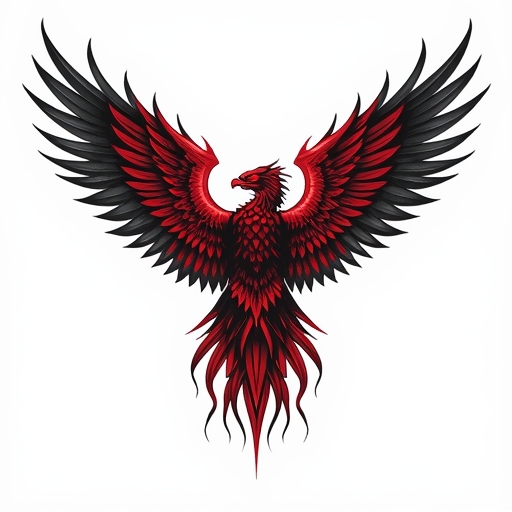 Crimson Wings of Fire Tattoo idea