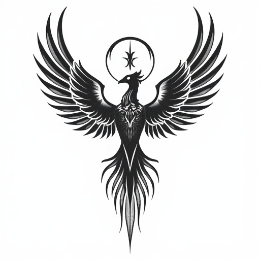 Phoenix’s Eternal Rebirth Tattoo idea