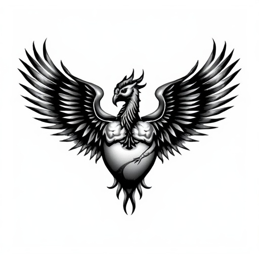 Phoenix’s Heart Tattoo idea