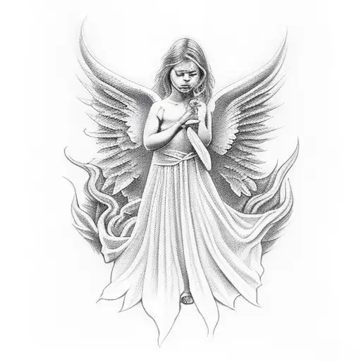 An Angel And Demon Locked In An Eternal Battle