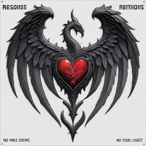 Crimson Flame’s Vengeful Heart Tattoo idea