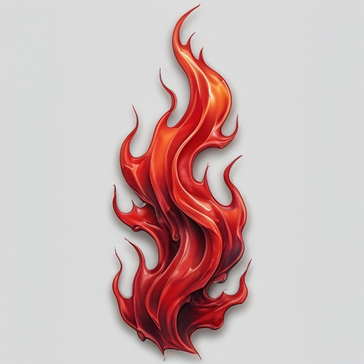Crimson Flame Tattoo idea