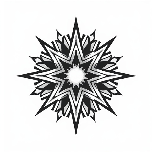 Celestial Blaze Tattoo idea