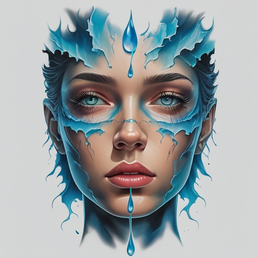 Tears of the Silent Storm Tattoo idea