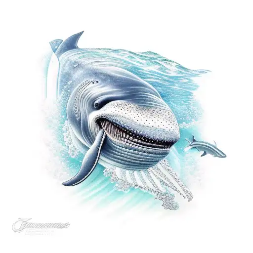 Diver Deep Ocean Whale