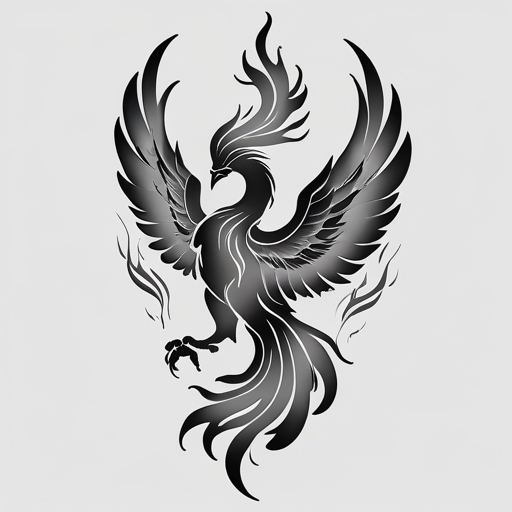 Whispers of the Phoenix’s Eternal Flame Tattoo idea