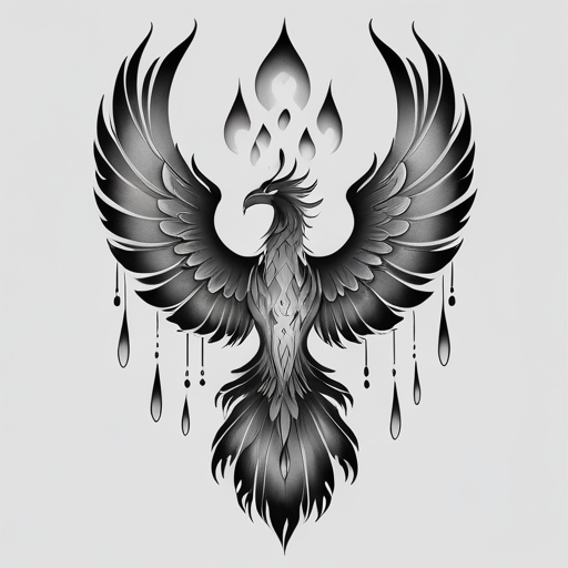 Tears of the Eternal Phoenix Tattoo idea