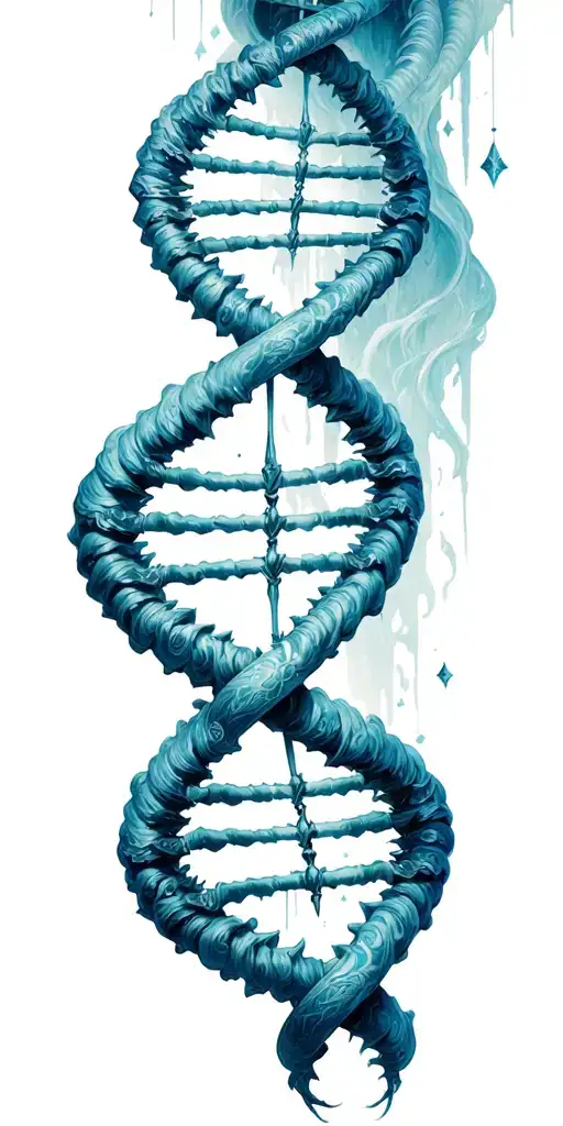 Nordic Mythology Dna Double Helix