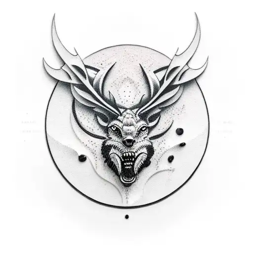 A Modern Concept Of A Remote Work Setup Surrounded By Nature And Wildlife