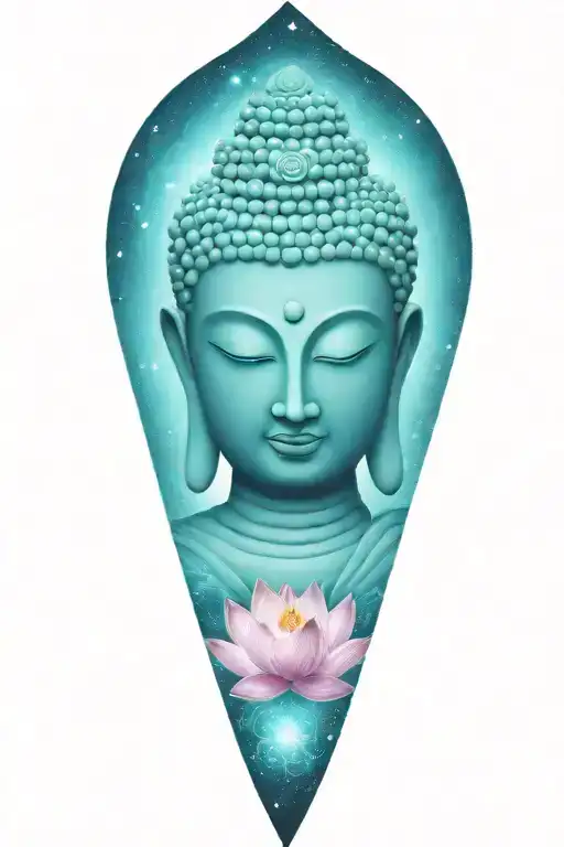 Buddha Lotus Galaxy