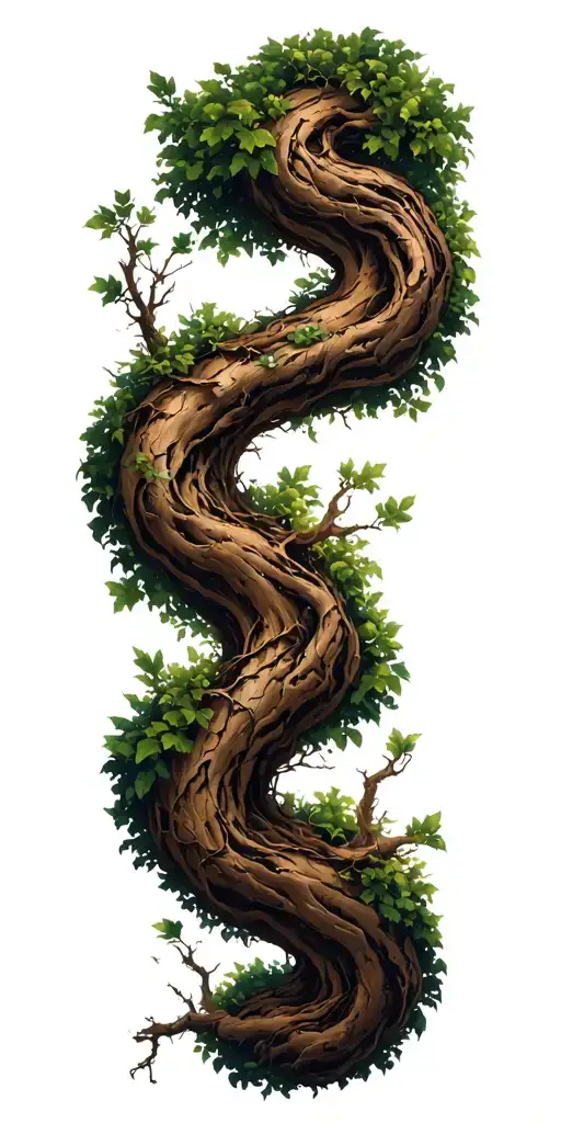 Twisting Tree Branches