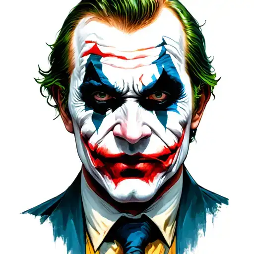 The Dark Knight Joker Face