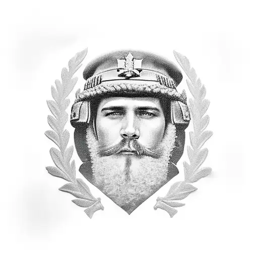 Kefir Package In Military Uniform On The Background Of A Hummer