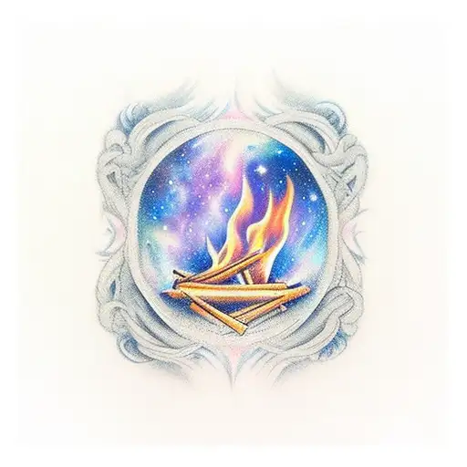 Bonfire Transition Into Galaxy