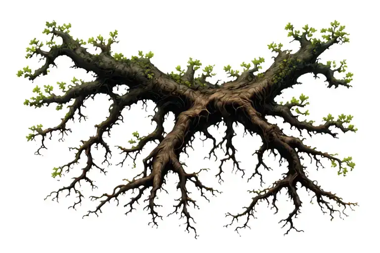 Dark Tree Roots