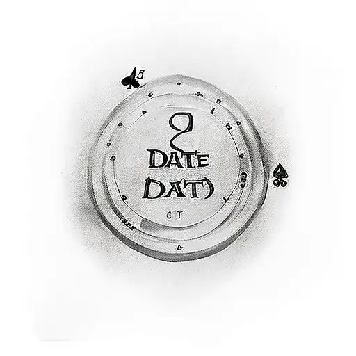 Date Of Birthday Inside A Poker Card