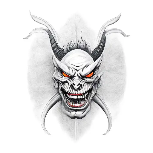 Scary Devil With A Height Of 10Cm