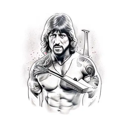 John Rambo Making Coffee
