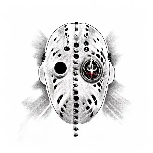 Jason Voorhes The Evil Within Lettering