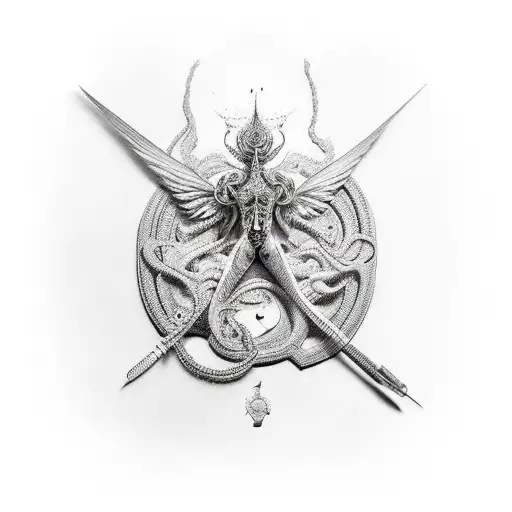 A Black And Grey Highly Detailed Realistic Wing