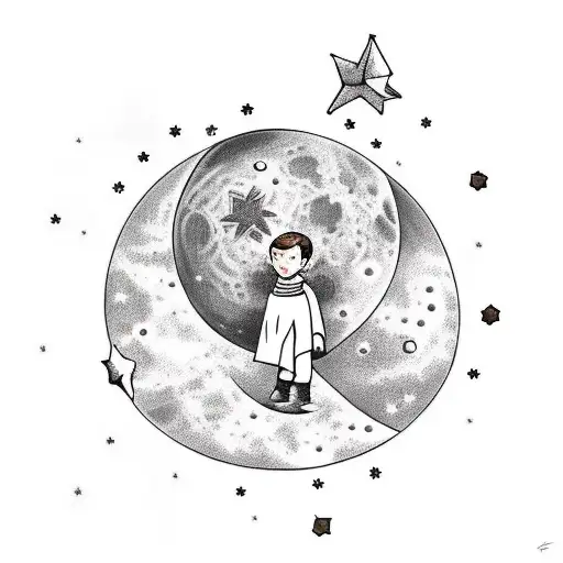 Little Prince In Stars To The Moon