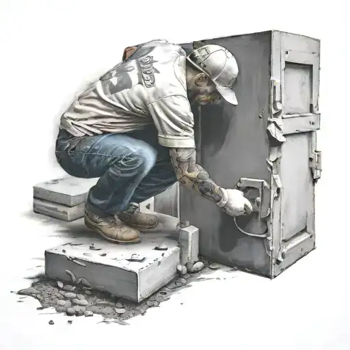 Concrete Guy Finishing Cement