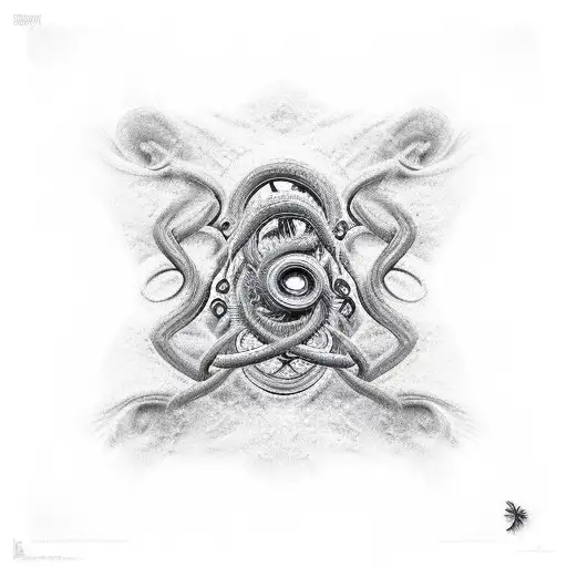 Symbol Of Infinity With A Swarm Of Scolopendras