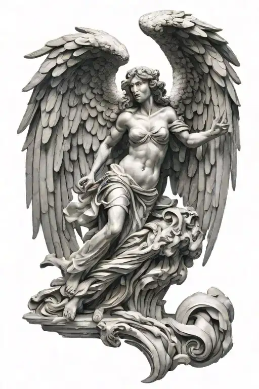 Sculpture Dynamic Angel