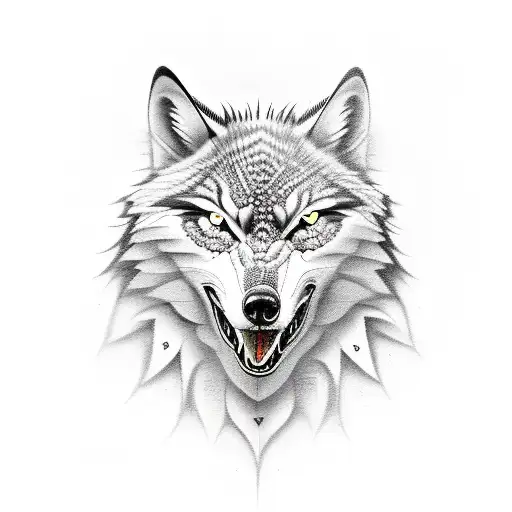 Clock With Lone Wolf