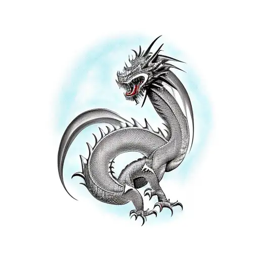 Black Asian Dragon
