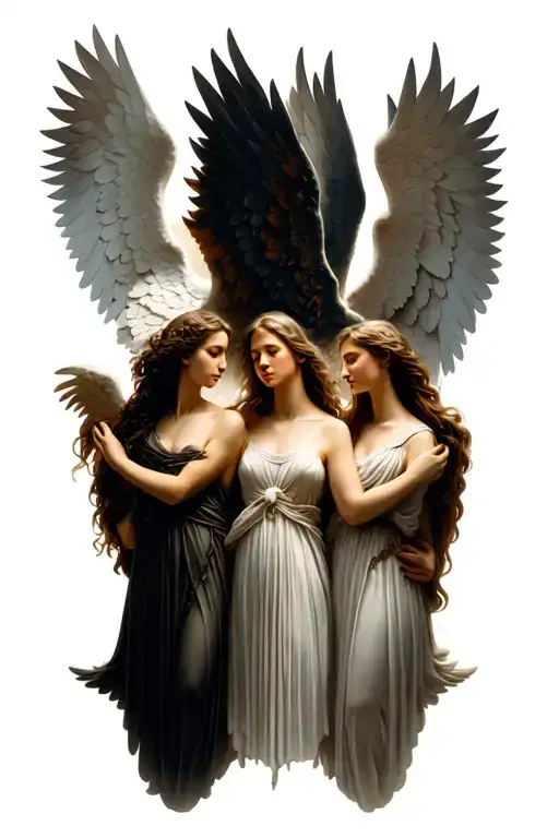 Four Angels With Names Hidden Within