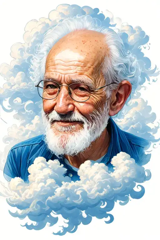 Grandad Passing With Clouds