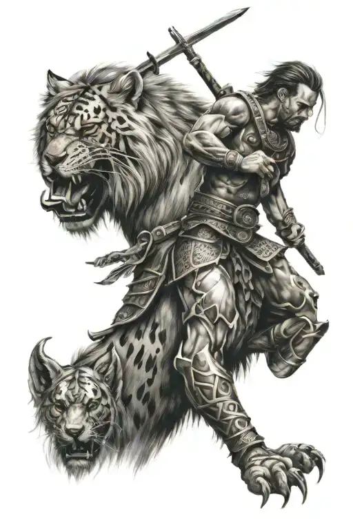Animal And Warrior